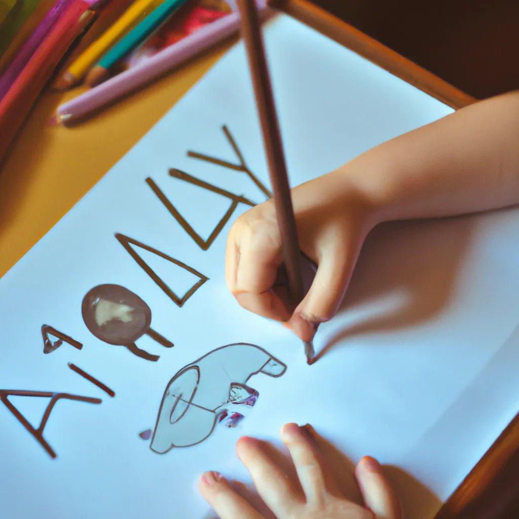 Jak narysować zwierzę z liter?