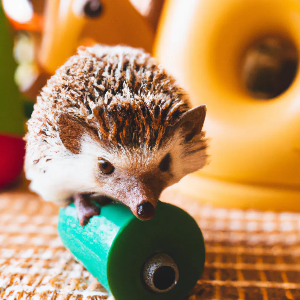 Oryginalne zwierzęta domowe jeż pigmejski