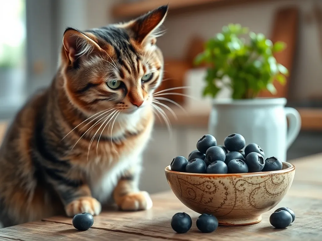 Czy koty mogą jeść borówki?