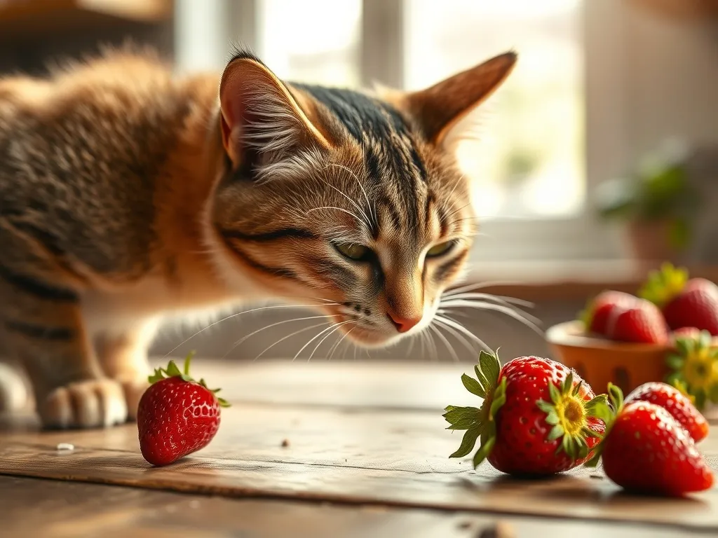 Czy koty mogą jeść truskawki?