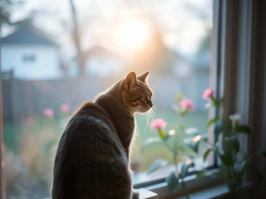 Jak widzą koty symulacja widzenia