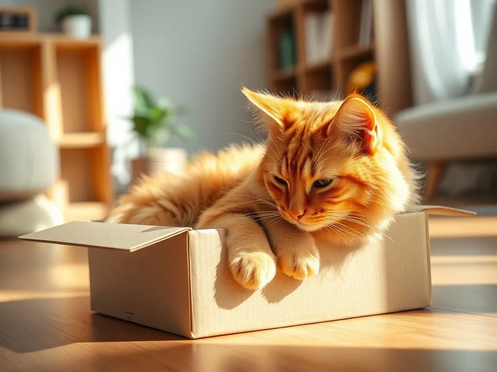 Dlaczego koty lubią kartony?