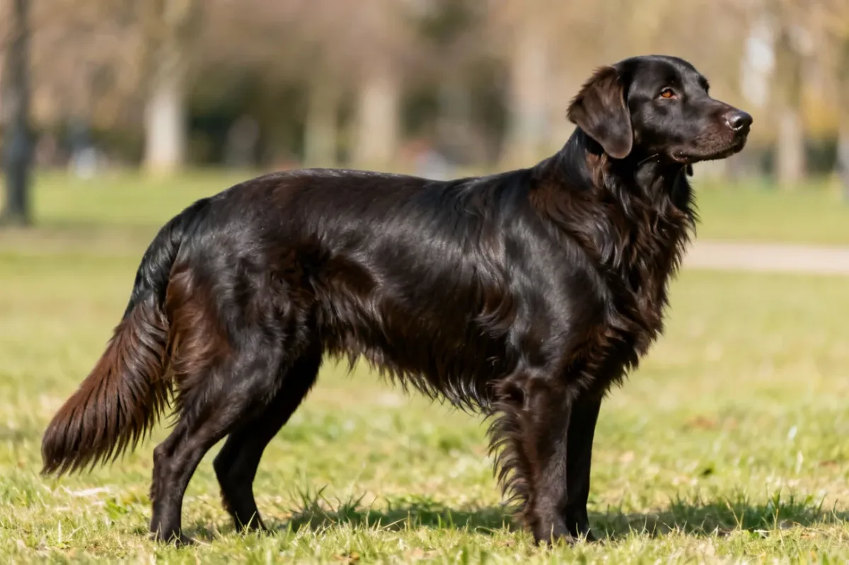 Flat coated retriever